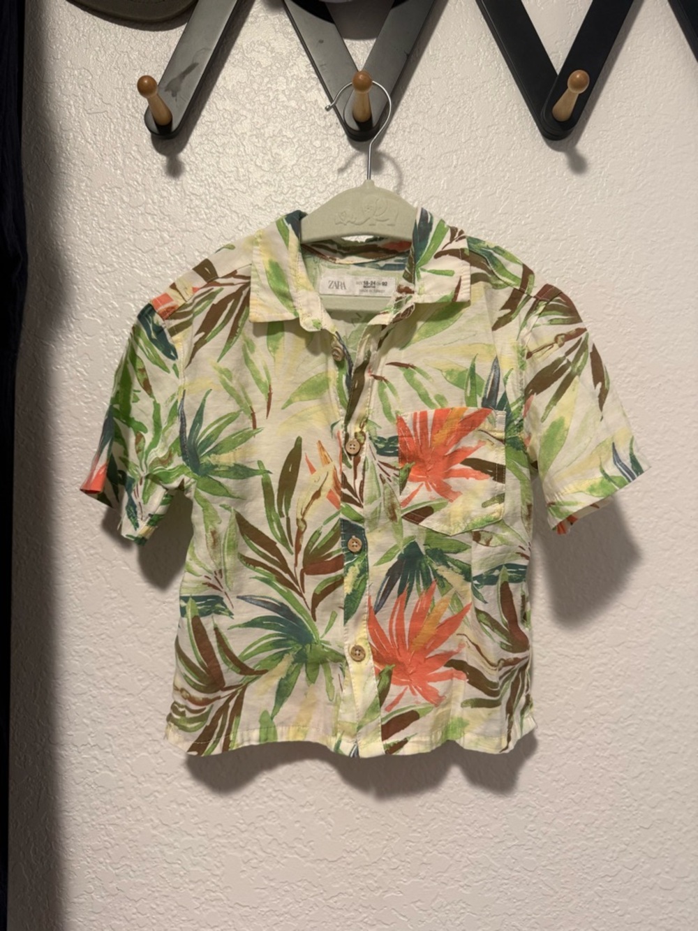 Zara boys aloha shirt